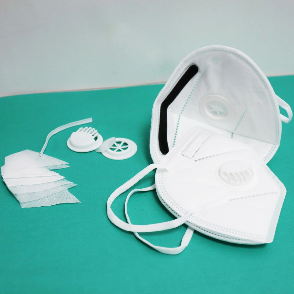 KN95 Face Mask with a Breathing Valve Non Woven Disposable Face Mask Melt Blown Cloth Protection