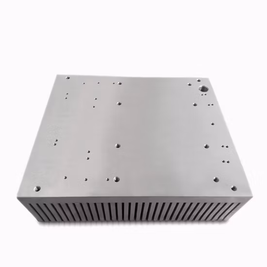 Dissipateurs thermiques d'alliage d'aluminium de solution thermique d'industrie faits par le fraisage de forage de précision