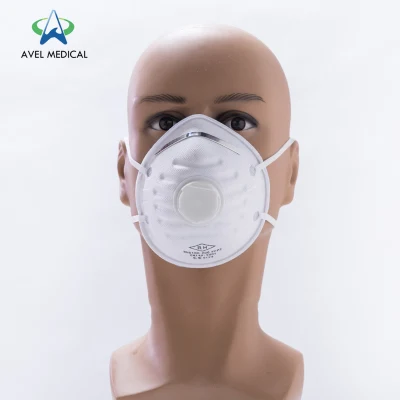 Vente en gros de tissu soufflé par fusion de mode de protection respirante masque facial 3 plis